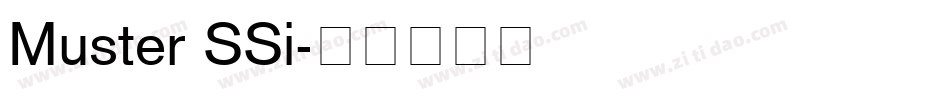 Muster SSi字体转换
